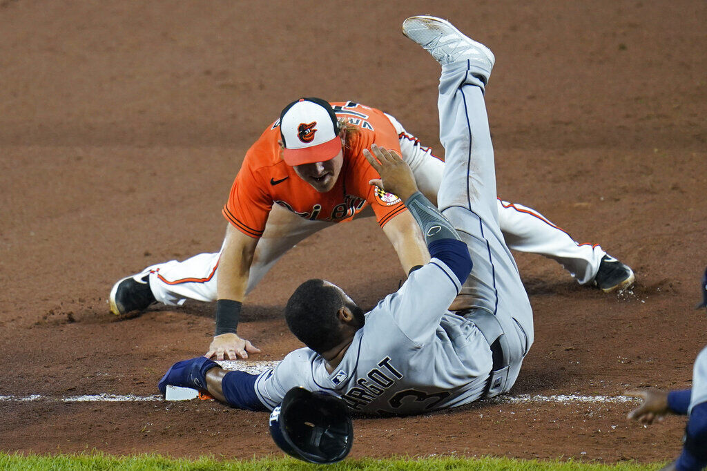 APTOPIX Orioles Rays Baseball